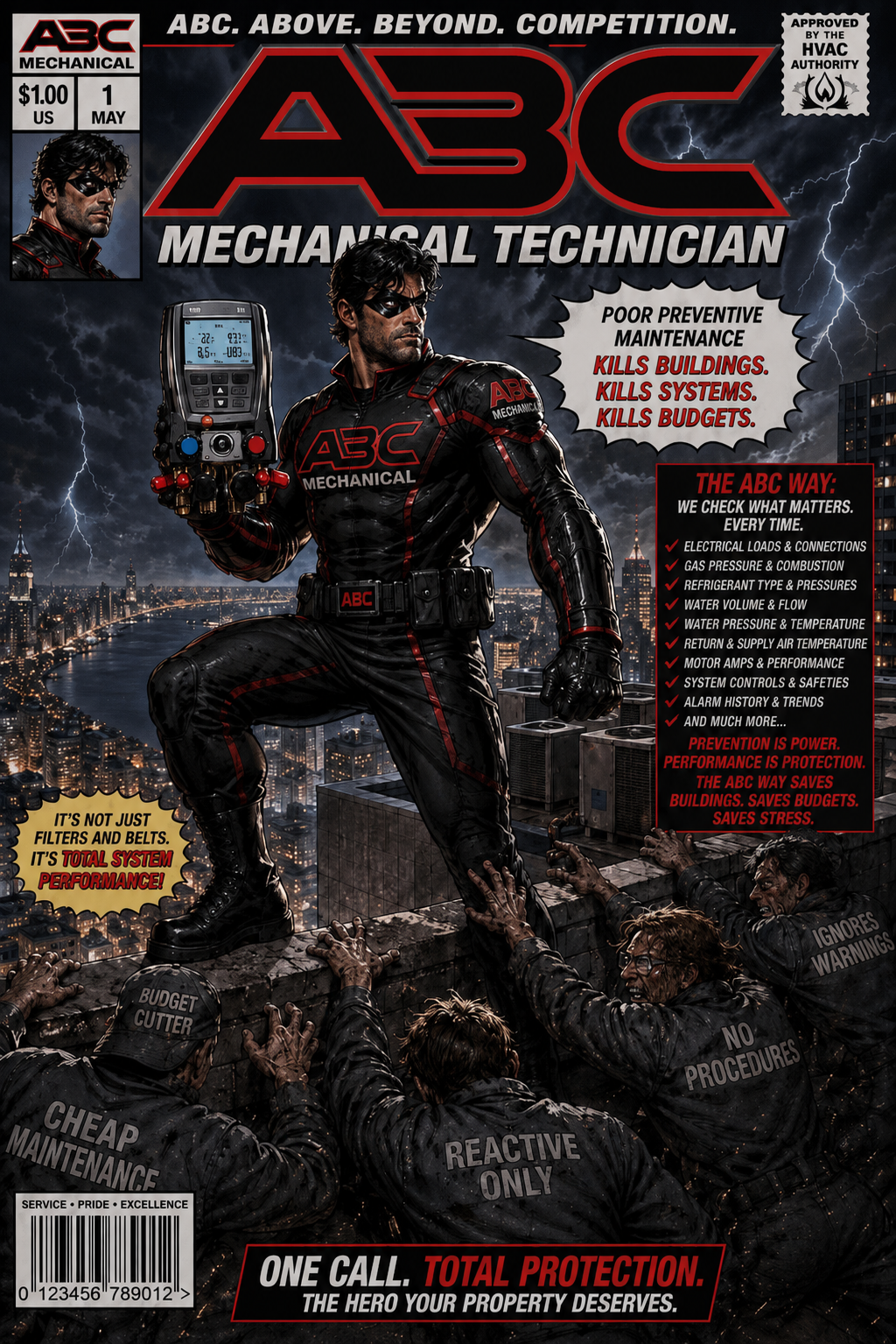 ABC Mechanical Comic — Issue #1: Mechanical Technician — Total System Performance