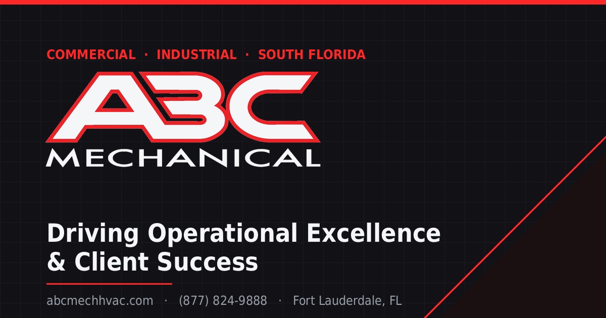 Industrial HVAC Services South Florida | Process Cooling, Chillers
